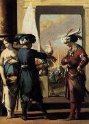 Laurent de la Hyre Cyrus Announcing to Araspas that Panthea Has Obtained His Pardon oil painting reproduction